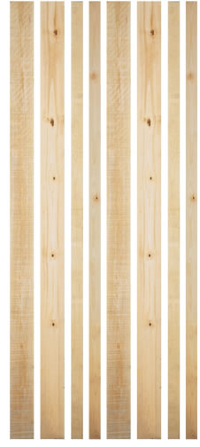 Photo image of No.2 Clear Sawn Random in 3.6 metre lengths