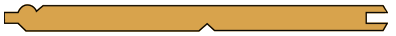 Profile drawing of 302 panelling